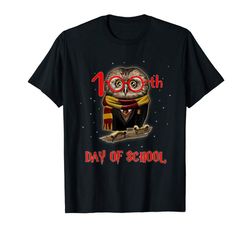 Adorable 100th Day Of School Owl Shirt Teacher Student Kids Gift T-Shirt
