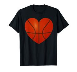 Adorable Basketball Heart Valentines Day Teacher TShirt Boys Girls