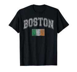 Adorable Boston Irish Flag St Patricks Day Massachusetts T-Shirt