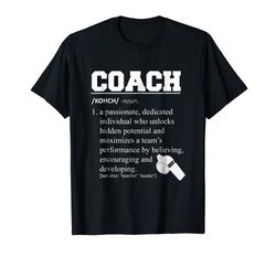 Adorable Coach Definition Tshirt Funny Coach Tee