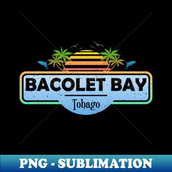 Bacolet Bay Beach Tobago Palm Trees Sunset Summer - Stylish Sublimation Digital Download - Perfect for Sublimation Mastery