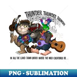 Wild ThingsThunder - Vintage Sublimation PNG Download - Defying the Norms