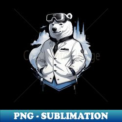 Endangered Species Polar Bear Jon Jon - Stylish Sublimation Digital Download - Bold & Eye-catching