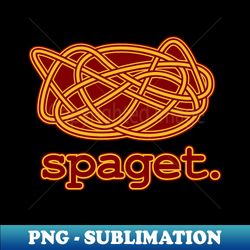 Spaget weird spaghetti - Creative Sublimation PNG Download - Bold & Eye-catching