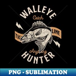 Walleye Hunter - Artistic Sublimation Digital File - Perfect for Sublimation Art