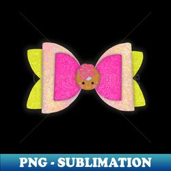 Sprinkle Doughnut  Bow - Artistic Sublimation Digital File - Bring Your Designs to Life