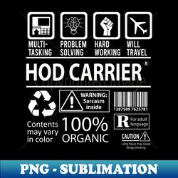 Hod Carrier - Multitasking - Vintage Sublimation PNG Download - Add a Festive Touch to Every Day