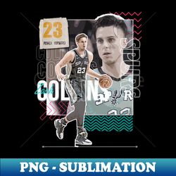 Zach Collins Paper Poster Version 6 - Trendy Sublimation Digital Download - Enhance Your Apparel with Stunning Detail