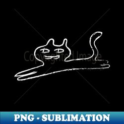 Cat funny drawing - High-Quality PNG Sublimation Download - Perfect for Sublimation Mastery