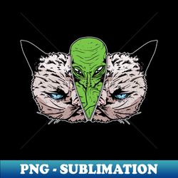 Alien Cat Kitten Extraterrestrials Conspiracy Theory - Creative Sublimation PNG Download - Perfect for Sublimation Mastery