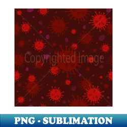 Seamless Pattern Red Blood Cell Virus Disease - Exclusive PNG Sublimation Download - Perfect for Personalization