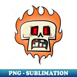 Flaming Ghoulies - Digital Sublimation Download File - Unleash Your Creativity