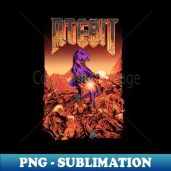 DOOM - Modern Sublimation PNG File - Enhance Your Apparel with Stunning Detail