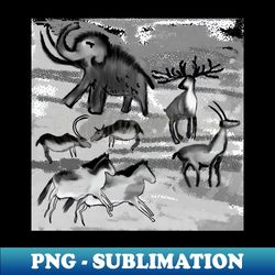 Cave Painting - Vintage Sublimation PNG Download - Create with Confidence