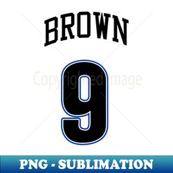Moses Brown Number - Premium PNG Sublimation File - Fashionable and Fearless