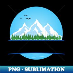 The Mountains are Calling Me - Elegant Sublimation PNG Download - Defying the Norms