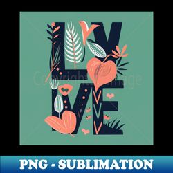 Jungle Love art - Instant Sublimation Digital Download - Instantly Transform Your Sublimation Projects