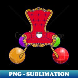 Pallino King Bocce Ball - PNG Transparent Sublimation File - Instantly Transform Your Sublimation Projects