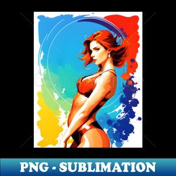 Sexy Summer Girl - PNG Transparent Digital Download File for Sublimation - Defying the Norms