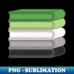 Aromantic Book Stack - Premium PNG Sublimation File - Boost Your Success with this Inspirational PNG Download