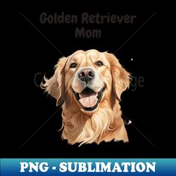 Golden Retriever Mom - Aesthetic Sublimation Digital File - Unlock Vibrant Sublimation Designs