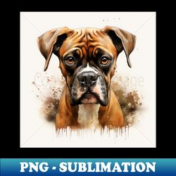 beauty boxer puppy - premium png sublimation file - bring your designs to life