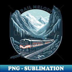 Train - Elegant Sublimation PNG Download - Perfect for Sublimation Mastery