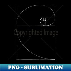 Golden Spiral - Exclusive Sublimation Digital File - Add a Festive Touch to Every Day
