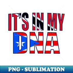 Puerto Rican And Trinidad Mix DNA Heritage Flag Gift - PNG Sublimation Digital Download - Enhance Your Apparel with Stunning Detail