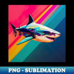 Stunning Shark - Unique Sublimation PNG Download - Instantly Transform Your Sublimation Projects