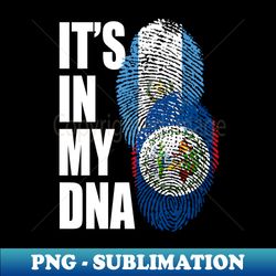 Belizean And Guatemalan Mix DNA Flag Heritage Gift - Elegant Sublimation PNG Download - Spice Up Your Sublimation Projects