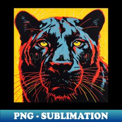 Abstract Black Panther - Sublimation-Ready PNG File - Perfect for Personalization
