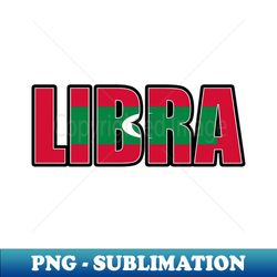 Libra Maldivian Horoscope Heritage DNA Flag - Premium Sublimation Digital Download - Perfect for Creative Projects