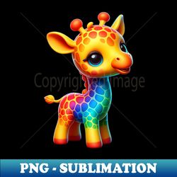 cute giraffe baby - sublimation-ready png file - spice up your sublimation projects