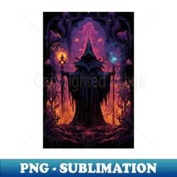 Eldritch Magician - PNG Transparent Sublimation Design - Fashionable and Fearless