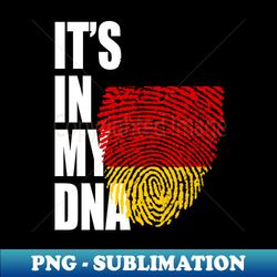 German Heritage DNA Flag - Sublimation-Ready PNG File - Perfect for Sublimation Art