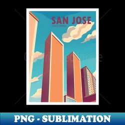 SAN JOSE Art - Instant Sublimation Digital Download - Unleash Your Creativity