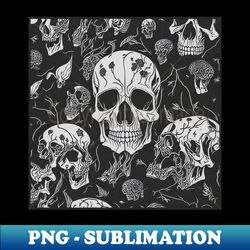 Skulls Pattern - High-Resolution PNG Sublimation File - Boost Your Success with this Inspirational PNG Download