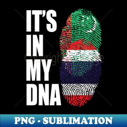 Turkmen And Thai Mix Heritage DNA Flag - Exclusive Sublimation Digital File - Stunning Sublimation Graphics