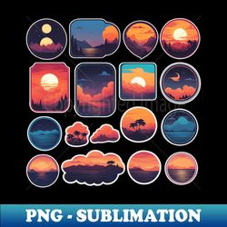 Fading Glow - Instant Sublimation Digital Download - Perfect for Sublimation Mastery