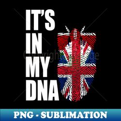 Kenyan And British Mix Heritage DNA Flag - Exclusive Sublimation Digital File - Enhance Your Apparel with Stunning Detail
