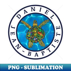 Black Opal Sea Turtle - PNG Transparent Sublimation Design - Vibrant and Eye-Catching Typography