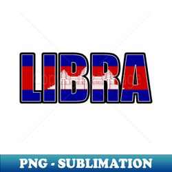 Libra Cambodian Horoscope Heritage DNA Flag - Stylish Sublimation Digital Download - Transform Your Sublimation Creations