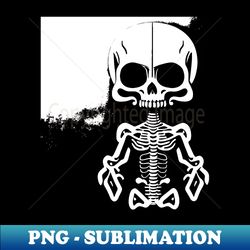 Cool Skeleton Design - High-Resolution PNG Sublimation File - Revolutionize Your Designs