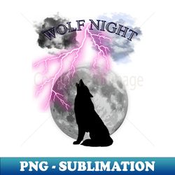 Wolf Night - Professional Sublimation Digital Download - Transform Your Sublimation Creations