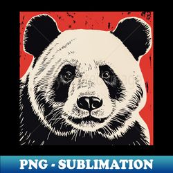 Panda Face Art - Trendy Sublimation Digital Download - Defying the Norms