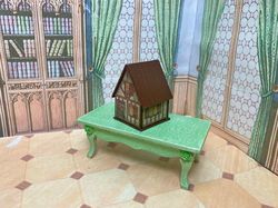 house for a doll. dollhouse miniature. 1:12.