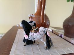 horse for a doll. dollhouse miniature. 1:12.