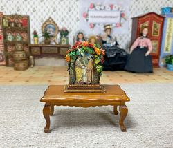 Nativity scene. 1:12.Dollhouse miniature.