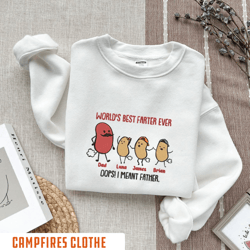 Custom World's Best Farter Ever I Mean Father Embroidered Cr, 33